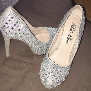 Bedazzled Heels (Size 7)